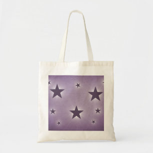 Sterne in der nächtlichen Sky Tote Tasche, Lila Tragetasche