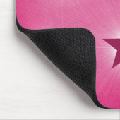 Sterne in der Night Sky Mousepad, Magenta Mousepad (Ecke)