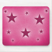 Sterne in der Night Sky Mousepad, Magenta Mousepad (Vorne)