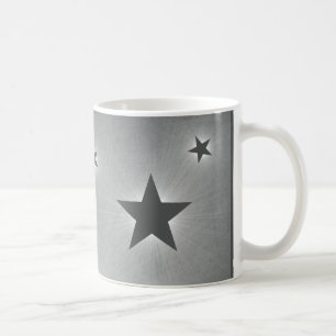 Sterne in der Night Sky Tasse, Dunkelgrau Kaffeetasse