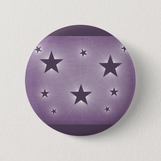 Sterne in der Night Sky-Taste, Lila Button (Vorderseite)