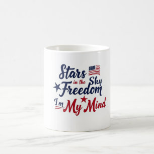 Sterne in der Sky Freedom Tasse - Elegantes Patrio