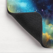 Sterne in einem roten Nebelnebel Mousepad (Ecke)