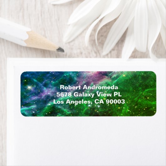 Sterne in Tarantula Nebula Blau bis Grüne Adresse (Insitu)