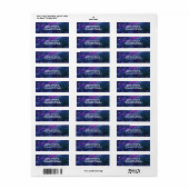 Sterne in Tarantula Nebula Blue Hue, ZGOS, Anschri (Vorne)