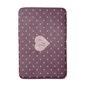 Sterne innerhalb der Herzen auf Port Bath Mat Badematte (Vorderseite Vertikal)