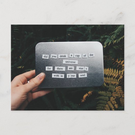 Sterne innerhalb Ihres Souls Postkarte (Vorderseite)