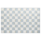 Sterne Kariert Magischer Salbei Blau  Stoff (Fat Quarter (45,7 x 55,9 cm))