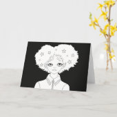 Sterne Karte (Gelbe Blume)