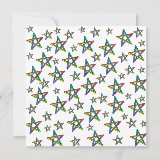 Sterne Karte (Vorderseite)