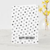 Sterne Karte (Gelbe Blume)