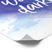 Sterne können nicht glänzen, ohne dass die Dunkelh Poster (Ecke)