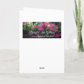 Sterne können nicht ohne Dunkelheits-Ermutigung Karte (Rückseite)