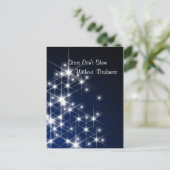 Sterne können nicht ohne Ermutigung durch Dunkelhe Postkarte (Stehend Vorderseite)