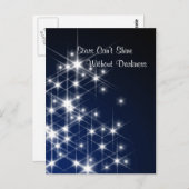 Sterne können nicht ohne Ermutigung durch Dunkelhe Postkarte (Vorne/Hinten)