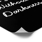 Sterne können nicht schrein — Kunstdruck Poster (Ecke)