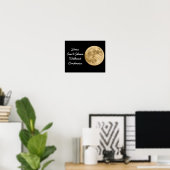 Sterne können nicht schrein — Kunstdruck Poster (Heimbüro)