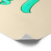 Sterne können Typografie-Plakat nicht einschärfen Poster (Ecke)