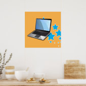 Sterne, Laptop Poster (Küche)