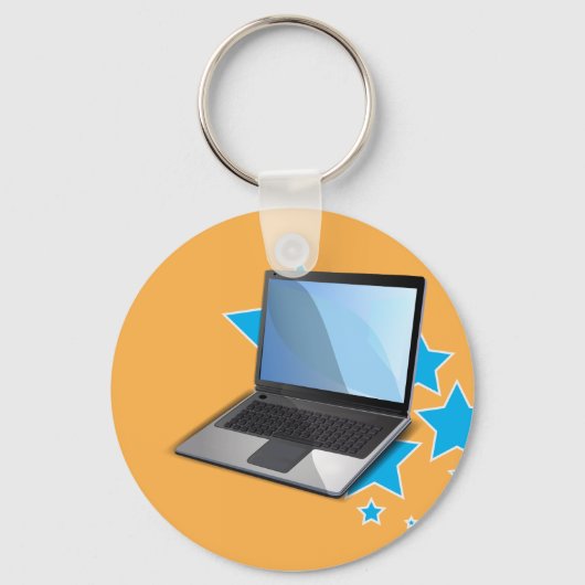 Sterne, Laptop Schlüsselanhänger (Vorderseite)