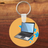 Sterne, Laptop Schlüsselanhänger (Vorderseite)