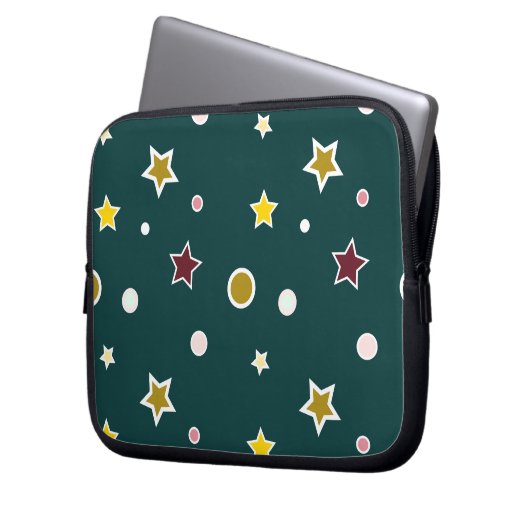 Sterne Laptopschutzhülle (Vorderseite Links)