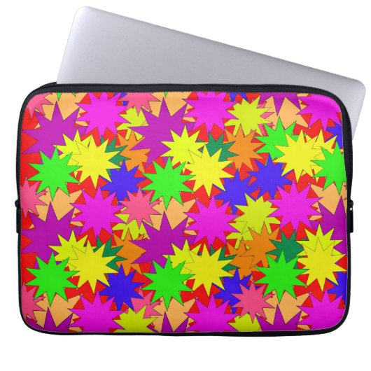Sterne Laptopschutzhülle (Vorderseite)
