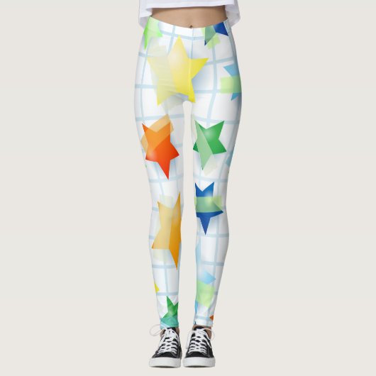 Sterne Leggings (Vorderseite)