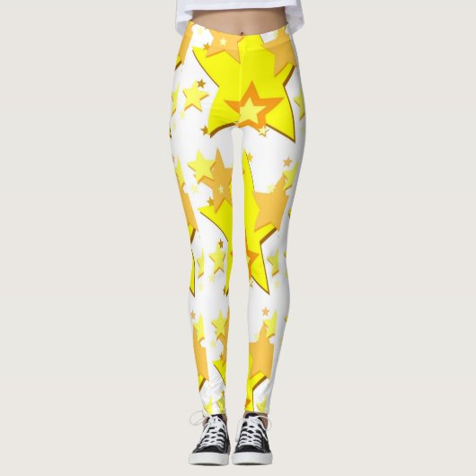 Sterne Leggings (Vorderseite)