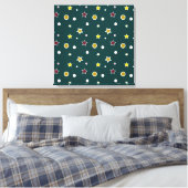 Sterne Leinwanddruck (Insitu (Schlafzimmer))