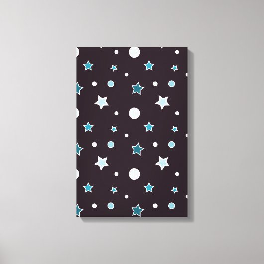 Sterne Leinwanddruck (Vorderseite)