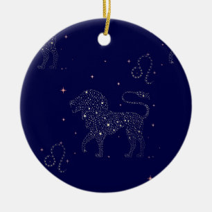 Sterne Leo Keramikornament