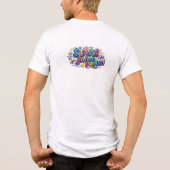 Sterne leuchten stolz Tri-Blend shirt (Rückseite)
