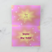 Sterne Light New Year Card Feiertagskarte (Innenseite)