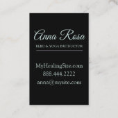 *~* Sterne Lotus Moon Heiliges Symbol für Nirvana Visitenkarte (Rückseite)