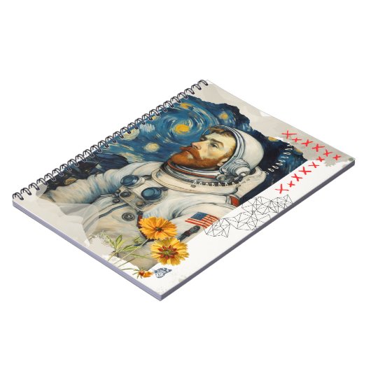 Sterne machen mich zum Träumen | Notebook-Journal Notizblock (Linke Seite)