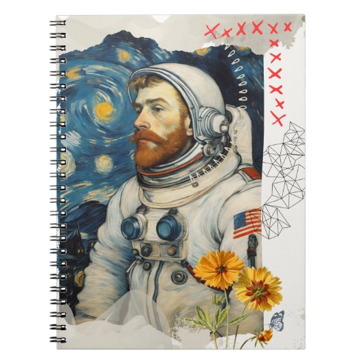 Sterne machen mich zum Träumen | Notebook-Journal Notizblock (Vorderseite)