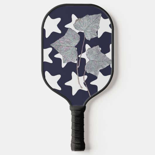 Sterne mit Blättern Pickleball Schläger (Vorderseite)
