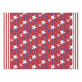Sterne mit Streifen und Punkten Tischdecke (Vorderseite (Horizontal))