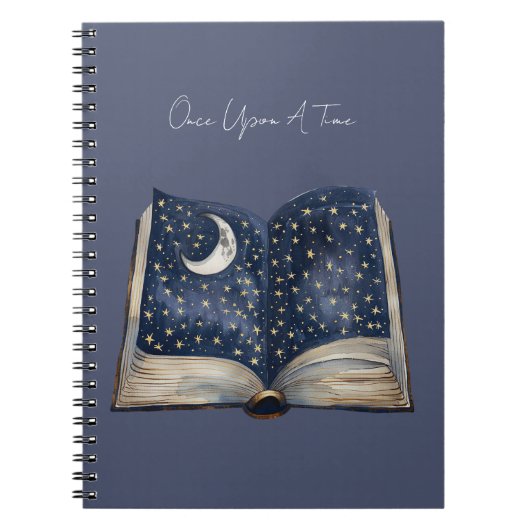 Sterne Mond Buch Es war einmal (Vorderseite)