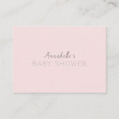 Sterne, Mond und Wolken Pink Bitte bringen Sie ein Begleitkarte (Rückseite)