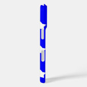 Sterne Muster Rot Blau Hintergrund Case-Mate iPhone Hülle (Rückseite / Rechts)