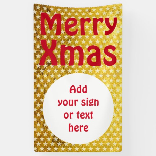 Sterne Muster transparent & Button weiß Banner (Vertikal)