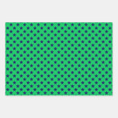 Sterne Muster und Hintergrundfarben im gepunkteten Geschenkpapier Set (Vorderseite 2)