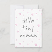 Sterne niedlich Begrüßung Baby / Geburt Glückwünsc Karte (Vorderseite)