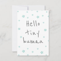 Sterne niedlich Begrüßung Baby / Geburt Glückwünsc