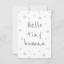 Sterne niedlich Begrüßung Baby / Geburt Glückwünsc Karte