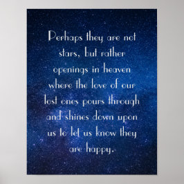 Sterne, Openings for Loved Ones Eskimo Proverb Poster
