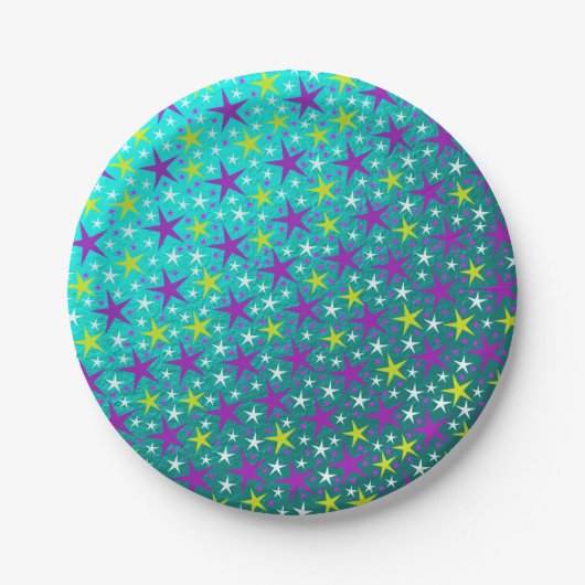 Sterne Pappteller (Vorderseite)