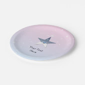 Sterne Pappteller (Schrägansicht)